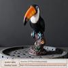 Toucan Figurine Pastoral Style Decorative Craft for Living Room, Wine Cabinet, TV Stand, Balcony, and Entrance Hall