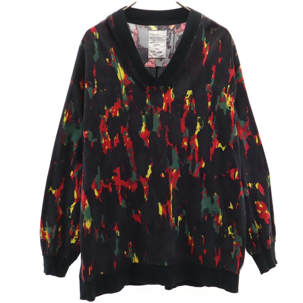 

SHAREEF made in Japan Long sleeve V neck Cut 2 black Men s Used