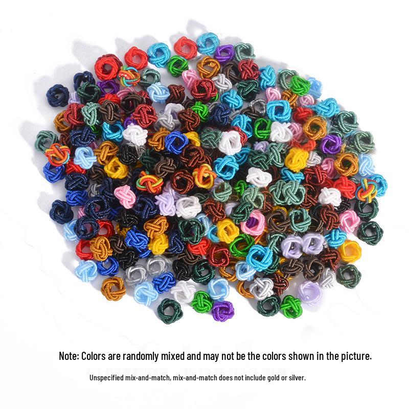 Renkli Spiral Düğüm Kendin Yap Bileklik Malzemeleri: Kırmızı El Yapımı Dokuma İp, Örgülü Halat Aksesuarlı