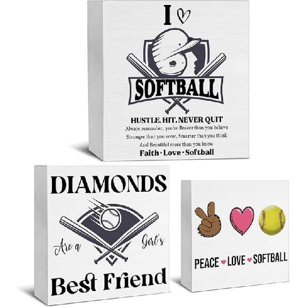 Office Cubicle Decor 3 Pcs, Inspirational Gifts for Women Men, Motivational Wooden Signs, Home Office Decorations for Desk Table Shelf