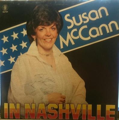 LP Record SUSAN MCCANN - Susan McCann In Nashville SSLP501 Top Spin Record 1980 Ireland Folk Used