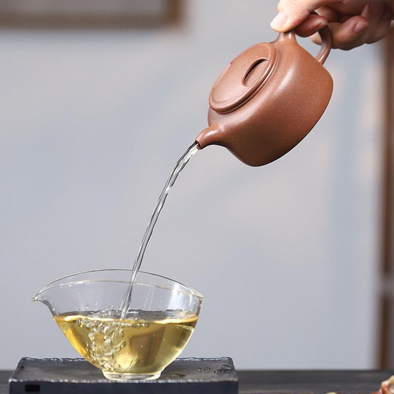180ml Creativity Yixing Purple Clay Teapot Handmade Tea Pot Kettle Beauty Tea Infuser Chinese Raw Ore Zisha Tea Set Teaware