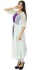 Bimba Women 2 Piece Kurta Kurti Designer Wear Boho Long Shrug Dress Chic