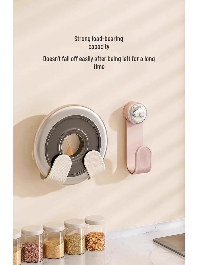 Wall-Mounted Rotating Pot Lid and Cutting Board Holder - Punch-Free Kitchen Storage Organizer