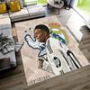 Star Player Kylian Mbappé Floor Mat Perfect for Outdoor Study room Playrooms Foyer Anti-slip Rug Office home decor Birthday Christmas Gift