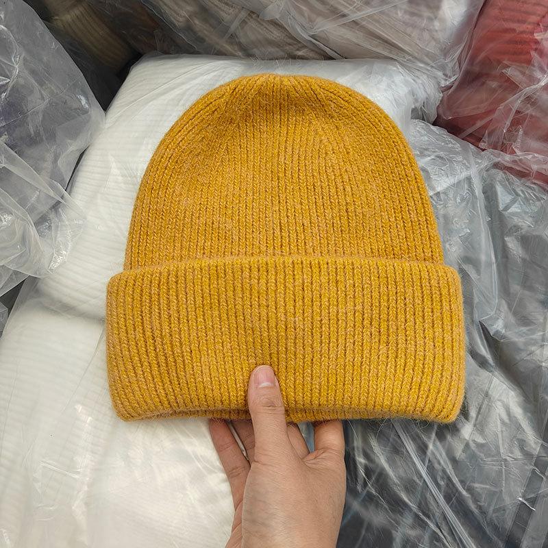 Winter Hats For Women Men Unisex Beanies Luxury Rabbit Fur Thermal Hat Soft Thick Keep Warm Casual Bonnet Baggy Cap New