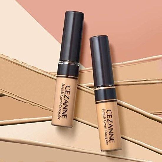 Cezanne Stretch Cover Concealer 10 Lichte Type 8,0 g Hoge Hechting Dekking Rond de Ogen Fijne Lijnen Poriën Donkere Kringen Waterdicht