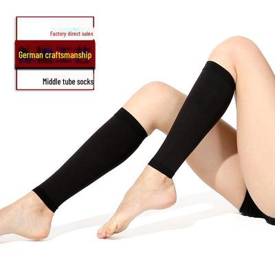 Mid-Calf Shaping Compression Socks with Elastic Bandage Support