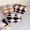 Soft Plush Pencil Case Plush Teddy Makeup Bag Organizer Large Capacity Storage Bag