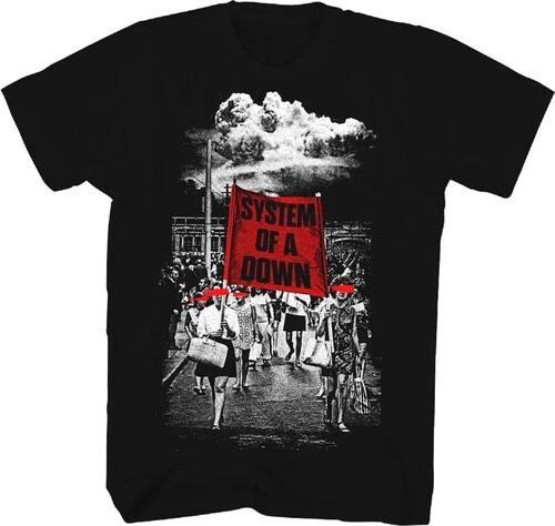 System of a Down - System of a Down - Banner March T-Shirt - XL Black 18SOAD034A XXXXL