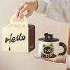 Creative Black Cat Ceramic Mug