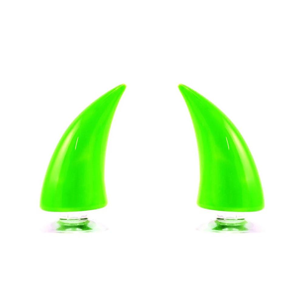 Devil Horn Helmet Horns Decorative Horn Anti-scratch DIY Mortorcycle Rubber Helmet Devil Horn with Suction Cup Tape Helmet Decor