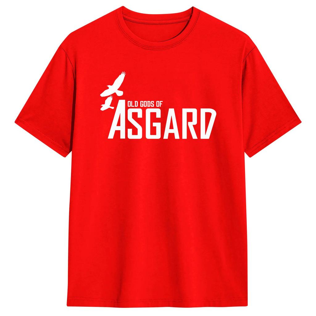 Mens T Shirt Alan Wake Old Gods Of Asgarde TShirts Harajuku Beach Tee Shirt Vintage Cotton Clothes Gift