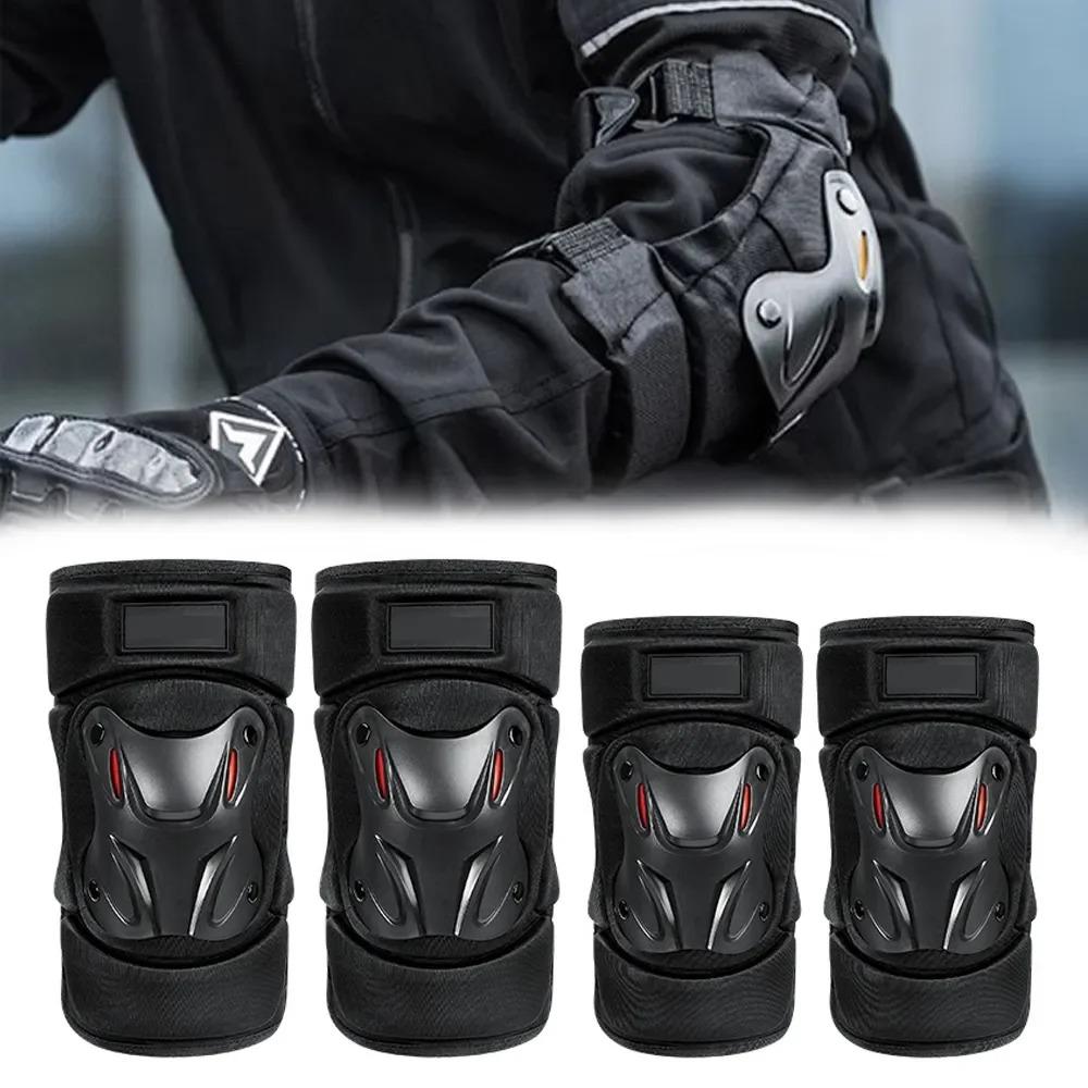 Brace Elbow Protection Pads Shock Absorption Keep Warm Motorcycle Knee Elbow Pads Safety Protector For Outdoor-use Sports 1Pair Knee