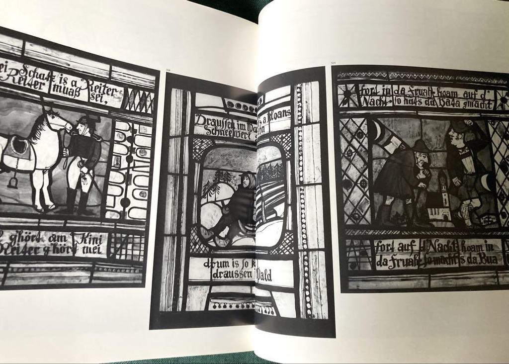 [USED] Rare German stained glass book