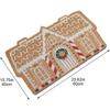 Non-Slip Christmas Carpet Palace Shaped Xmas Bedroom Welcome Doormat  Christmas Decoration
