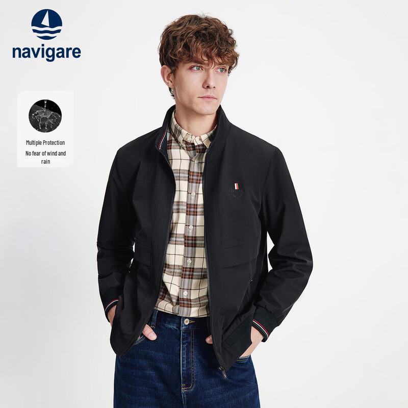 Navigare Men's Waterproof Stand Collar Commuter Jacket