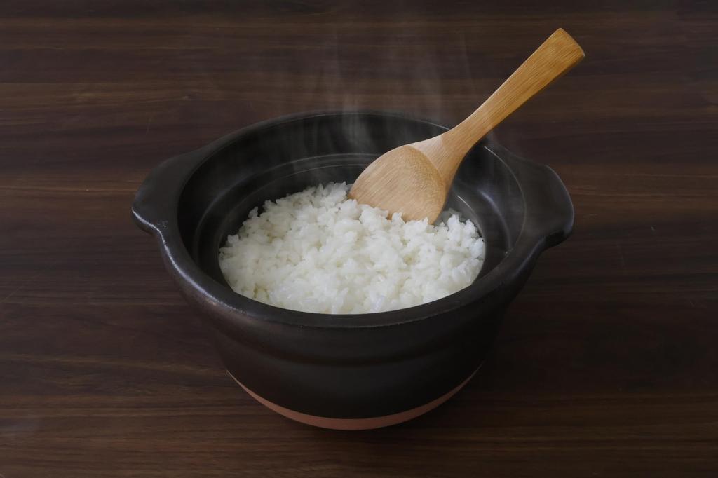 Uchiyama Pottery Reiskocher, Banko Ware, Hitzebeständiger Dickwandiger Topf, 3-Tassen Steinguttopf