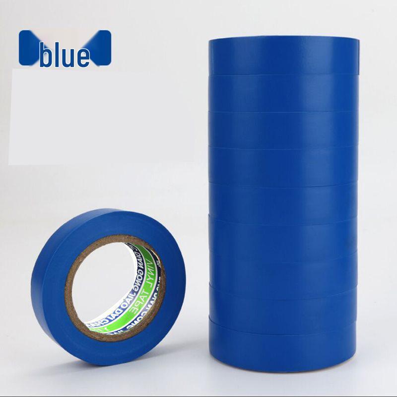 Wodoodporna, trudnopalna taśma PVC dla elektryków o wysokiej lepkości - Bardzo cienka, duża rolka, czarna