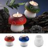 Silicone Candle Holder Molds Silicone Crafting Molds Mushroom Shape Candle Base Moulds Silicone Texture for Crafting