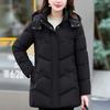 Płaszcz Zimowy Damski Duże Rozmiary Parki Z Kapturem Eleganckie Grube Ciepłe Kurtki Damskie