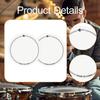 2x Drum Head Patches for Drum Parts Durable Easy and Quick Installation Percussion Instrument Accessories Drumhead Protector