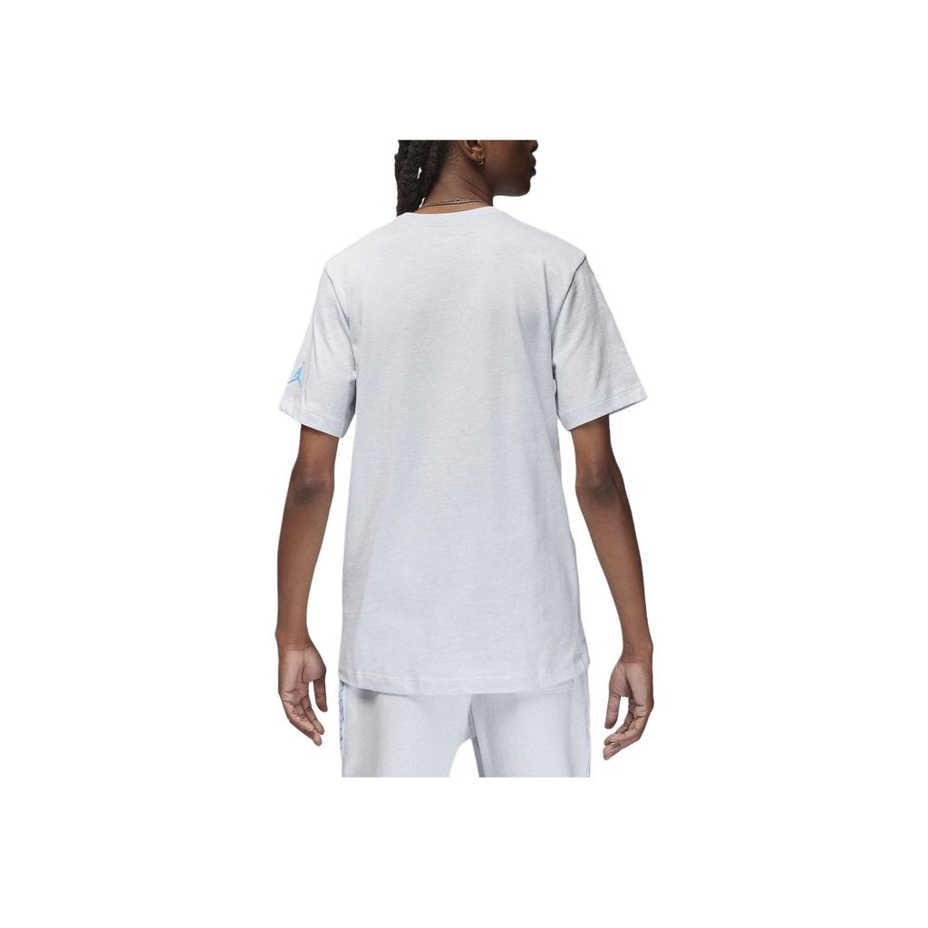 Jordan Letter Print Crew Neck Short Sleeve T-Shirt Men Tops White FN5959-043