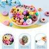 Kovict 5/15Pcs Daisy Sunflower Mini Silicone Beads DIY Pacifier Chain Bracelet Necklace Handmade Accessories For Jewelry Making