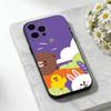 Cartoon L-LINE F-Friends Brown Phone Case For iPhone 17,16,15,14,13,12,11 Plus,Pro,Max,Mini Silicone black Soft Cover