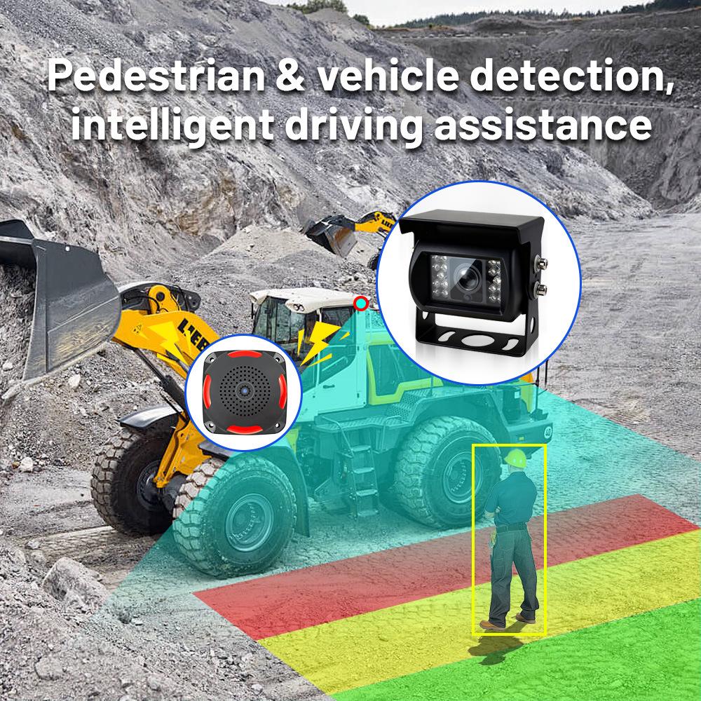 AI Blind Spot Monitoring IP68 Waterproof Camera for Trucks and Vans
