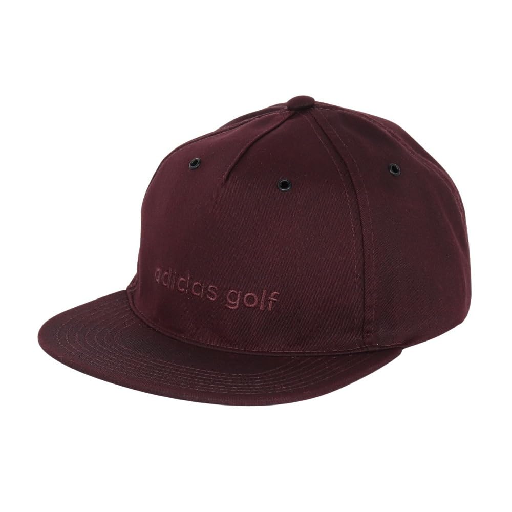 

Кепка для гольфа Adidas Golf из вощеного холста с плоским козырьком Aurora Ruby,
