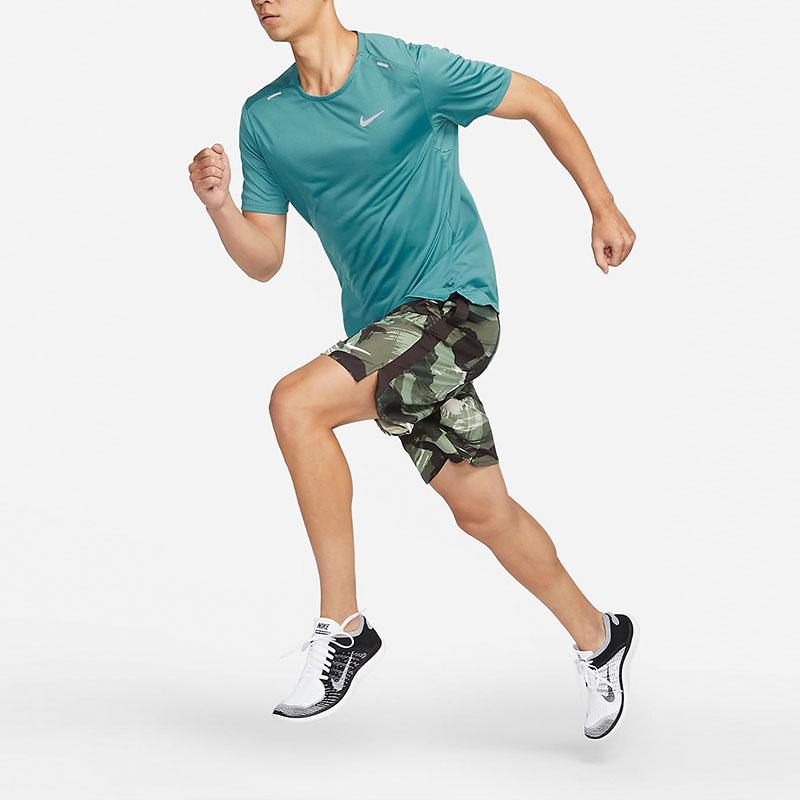 New Nike Running T Shirt Men's Mineral Green CZ9185-379