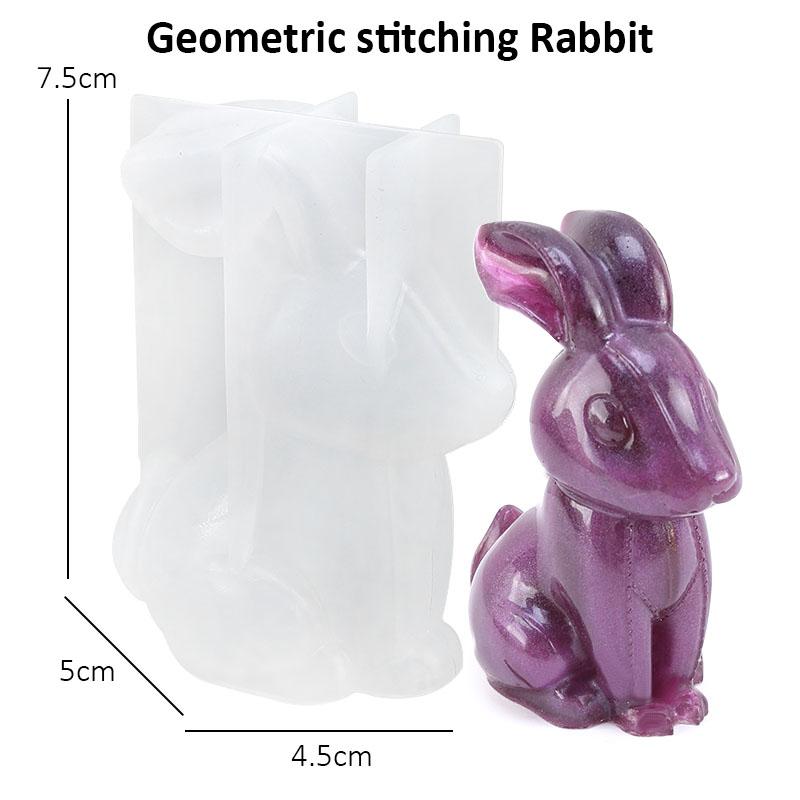 Stereoscopic Animal Resin Molds Silicone Bear Casting Molds Epoxy Resin Mold for Keychains DIY Handmade Resin Jewelry Supplies