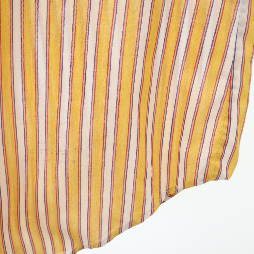 VAN HEUSEN 70s Striped Pattern Long Sleeve Shirt 15/32 417 Old Vintage Men's Used