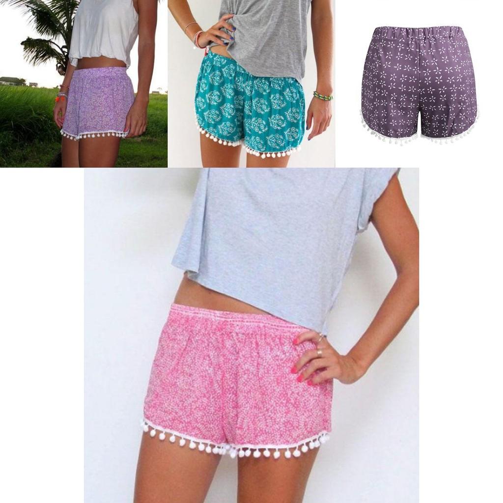 New Women Lady's Sexy Hot Pants Summer Casual Shorts High Waist Short Beach D16 Crafted With Comfortable Spandex Material For All-day Wear