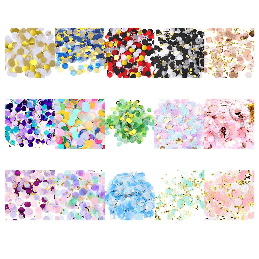 Confetti Paper For Birthday Party Decorations Multi-Colors Gorgeous And Shiny Table Confetti Dots