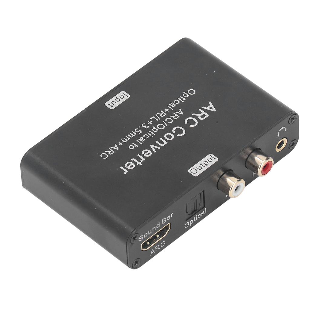 Digital to Analog Audio Converter 192KHZ Optical to RCA 3.5mm Stereo Audio Adapter for Amplifier