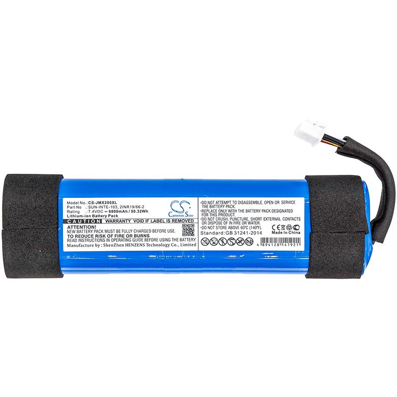

Аккумулятор для колонки Cameron Sino 6800 мАч 2INR19/66-2, SUN-INTE-103 для JBL JBLXTREME2BLKAM, JBLXTREME2BLUAM, Xtreme 2