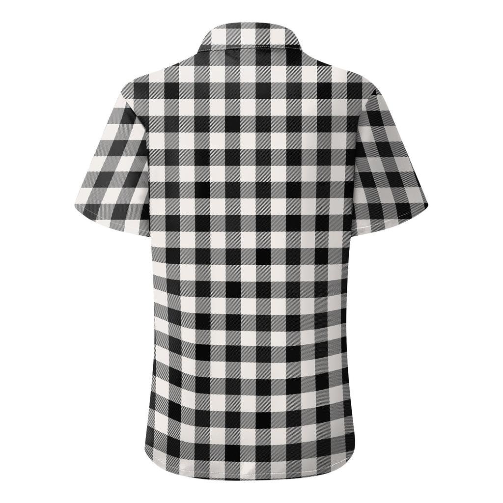Women's Casual Short Sleeve Button Down Shirt, Loose Fit Relaxed Blouse for Everyday Wear