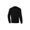 Li-Ning Solid Color Logo Crew Neck Pullover Sweatshirt Men Sweatshirt Black AWDT101-1