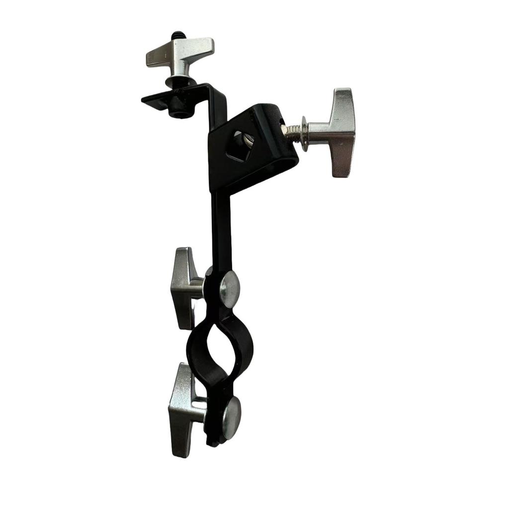 Multi-Functional Musical Instrument Stand Extension Clip for Cowbell, Wind Chime, Jazz Drum, and Cymbal