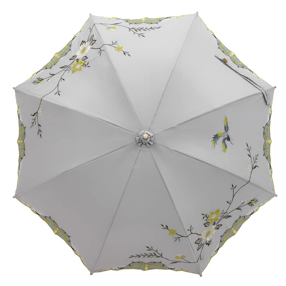 Long 1st Grade for Both Sunny and Rainy Heat Heat UV Upholstery and Light [Chinoiserie Modern] Parasol, Parasol, Blackout, Weather, Shielding,
