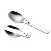 Tool Cream Dessert Spoon Coffee Tea Outdoor Tableware Folding Spoon Soup Spoon Travel Tableware