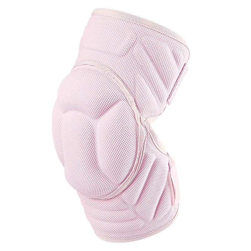 

1 шт. Утолщенная защита Спортивный наколенник Поддержка для тренажерного зала Фитнес-снаряжение Снаряжение Баскетбол Бандаж Протектор Мужской/Женский Нескользящие накладки розовый