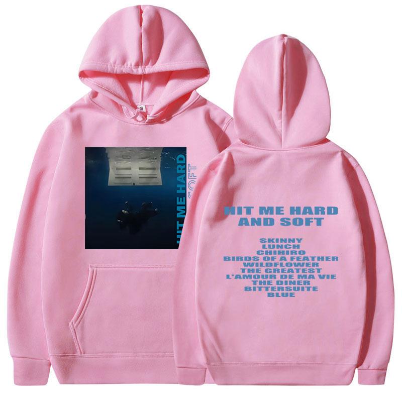 Hit Me Hard and Soft Tour Mikiny Pánské Dámské Oversized Mikiny s kapucí Pulovry s dlouhým rukávem Fanoušci Dárek