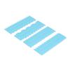 4pcs Professional PP Cake Scraper Sawtooth Textures Icing Smoother Comb Food-Grade Fondant Icing Tools Pastry Pizza Biscuit