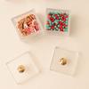 Dollhouse Simulation Christmas Candy Cookies Gift Box Model Dollhouse Kitchen Dessert Decoration Dolls House Food Accessories
