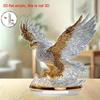 1Pcs Flapping Eagle 2D Table Decoration Modern Animal Vase Figurine Acrylic Flat Ornament For Home Christmas And Halloween Gifts