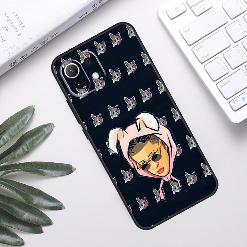 Bad Bunny Case For POCO F5 X3 X5 Pro F3 F4 GT M5s C40 Back Cover For Xiaomi 13 12 Lite 11T 12T Pro 12X