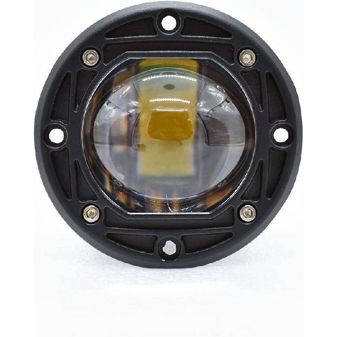 2pcs 3 Inch Flush Mount LED Cubes Pod Lights Off Road Driving Lights Spot Bars Fog Lamps Square Lens 8D LED Work Light For Truck Car SUV ATV UTV Boat